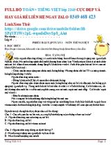 Phiếu bài tập môn Tiếng Việt Lớp 3 - Tuần 1-5